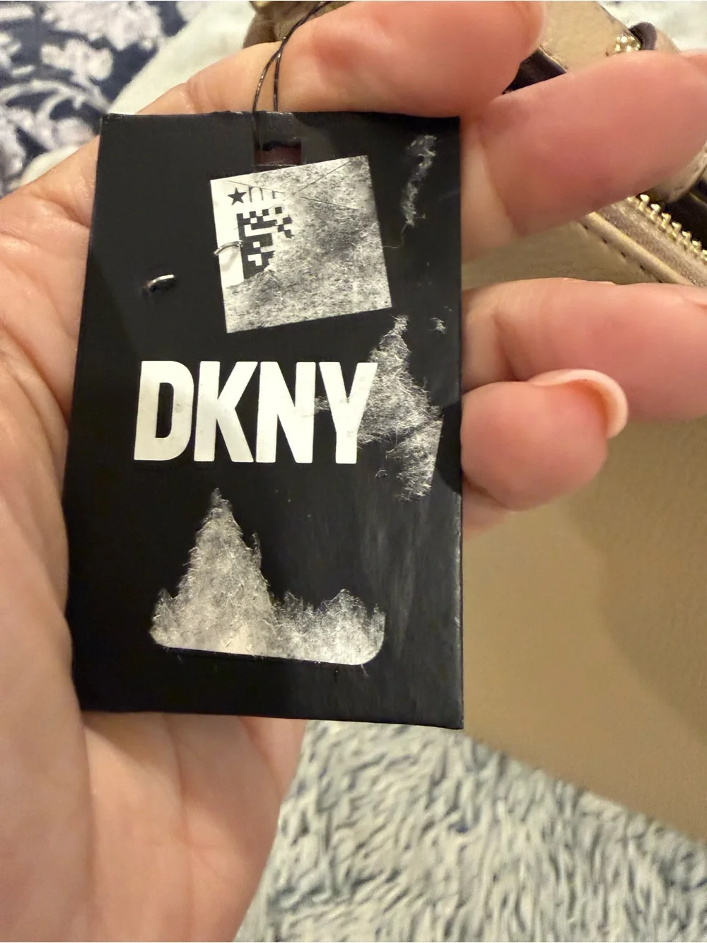 Dkny pebbled leather